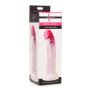 Strap U Real Swirl suction cup dildo milky white, pink 15.2 cm