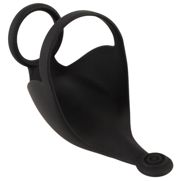 Rebel Cock ring with RC ball massager