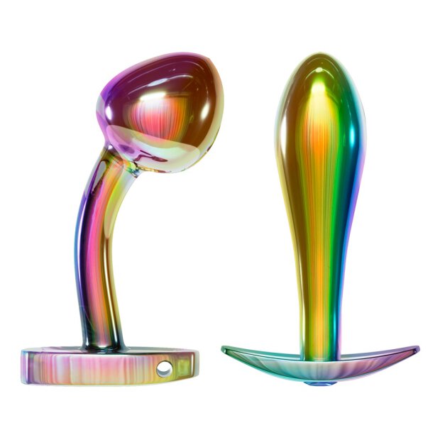 Anos Metal Butt Plug Set Rainbow