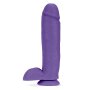 Au Naturel Bold Huge 10" Dildo Purple - 26,6 cm