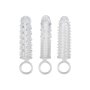 Textured Extension Set 3 Pcs Transparant