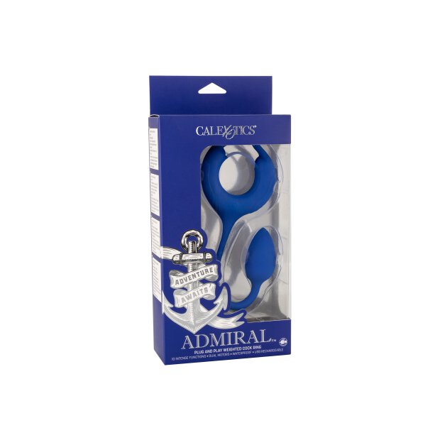 Admiral Weighted Cock Ring Blue