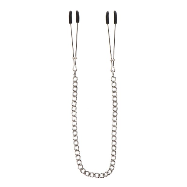 Taboom Nipple clamps with silver chain