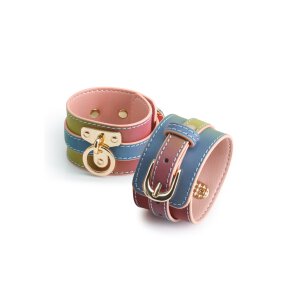 Spectra Bondage Wrist cuff Rainbow