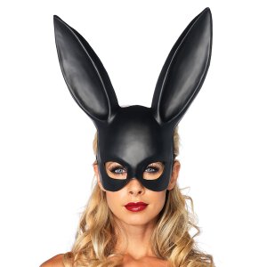 Masquerade Rabbit Mask Black OS