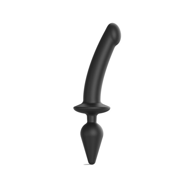 Strap-On-Me - Switch Plug-in Semi-Realistic Dildo Black S