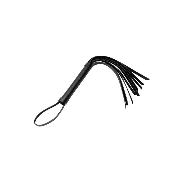 Hand Flogger synthetic leather black