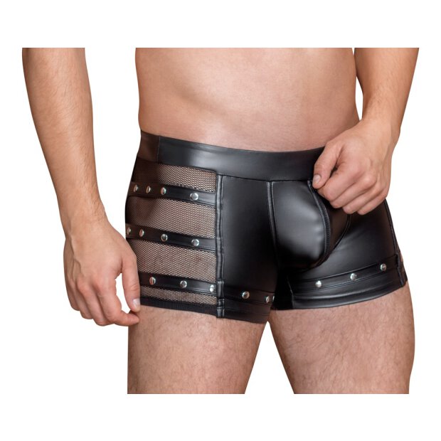 Herren Pants mit Nieten und Netzstoff S - 2XL