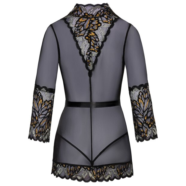 Kimono mit feiner Spitze S/M - L/XL