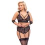BH Set Bondage mit Riemchen XL - 4XL