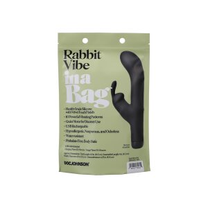 Doc Johnson - Rabbit Vibrator schwarz