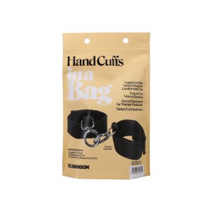 Doc Johnson wrist leather cuffs black