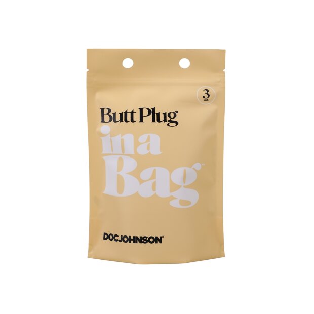 Doc Johnson Anal Plug 3 for beginners black 1.9 cm