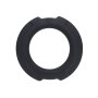 Doc Johnson Flexisteel penis ring with metal core black 4.3 cm
