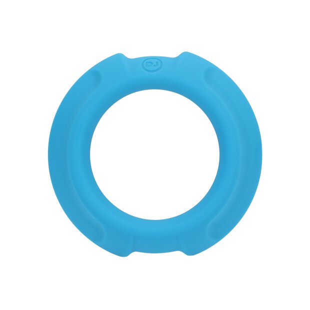 Doc Johnson Flexisteel penis ring with metal core blue 4.3 cm
