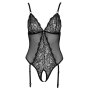Body ouvert mit Strassschmuck S - XL