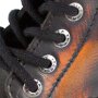 OUTLET Angry Itch 08-Loch Leder Stiefel Orange Rub-Off Größe 43