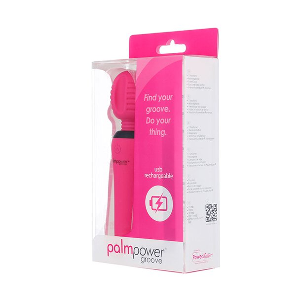 PalmPower Groove Mini Wand Fuchsia