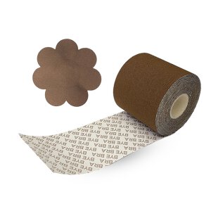 Bye Bra - Body Tape Roll 6,5 cm x 5m + Satin Nipple...
