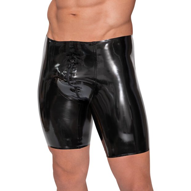 Mens Latex Pants Zip S