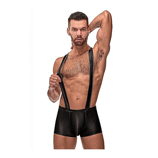Cage Back Singlet - Black - S/M