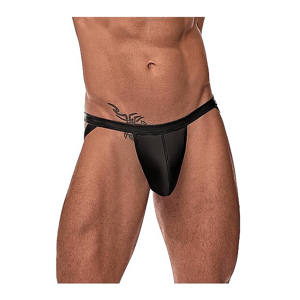 Strappy Ring Jock - Black - S/M