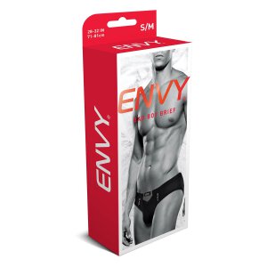 Envy Bad Boy Brief Black, S/M