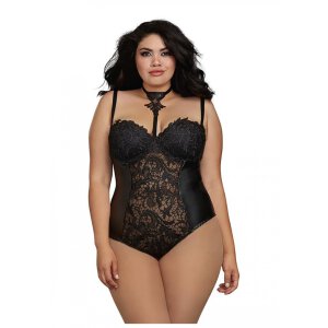 Dreamgirl Teddy Black XL - 3XL