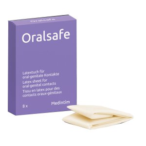 MEDintim ORALsafe Latex-Tücher Vanille