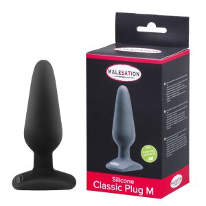 MALESATION Silicone Classic Plug M - 4 cm