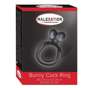 MALESATION Bunny Cock Ring (Ø 2,00 cm & 3,20 cm)