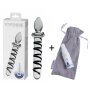 JOYRIDE Premium GlassiX Set 01 transparent, noir 20,5 cm