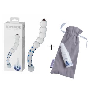 JOYRIDE Premium GlassiX Set 05 transparent, bleu 23,5 cm