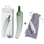 JOYRIDE Premium GlassiX Set 06 transparent, vert 22 cm