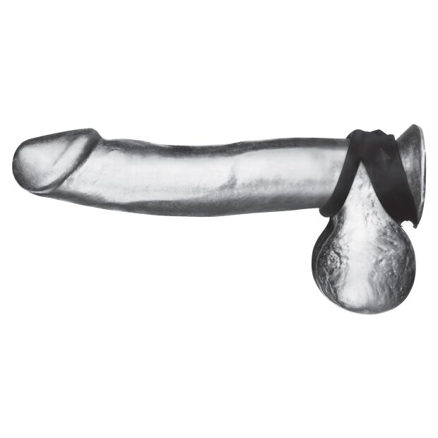 BLUE LINE C&B GEAR Silicone Duo Snap Cock & Ball Ring
