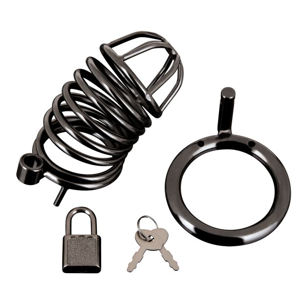 BLUE LINE C&B GEAR Deluxe Chastity Cage - Black