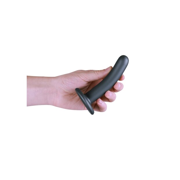 Shots Ouch! Weicher Silikon G-Punkt-Dildo grau 12 cm