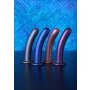 Shots Ouch! Soft silicone G-spot dildo blue 12 cm