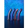 Shots Ouch! Weicher Silikon-G-Punkt-Dildo blau 17 cm