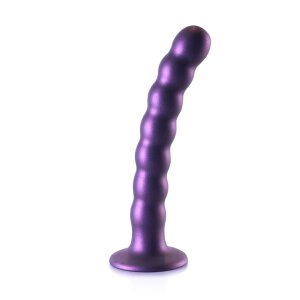Shots - Ouch! Beaded Silicone G-Spot Dildo - 6,5 / 16,5 cm