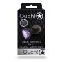 Shots Ouch! Heart Gemstone Anal Plug Black Purple small 2,7 cm