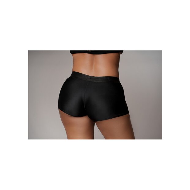 Shots Ouch! Vibrating strap-on boxer shorts XL/XXL