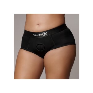 Shots Ouch! Vibrierende Strap-on Unterhose XL/XXL