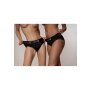 Shots Ouch ! Slip haut vibrant Strap-on M/L