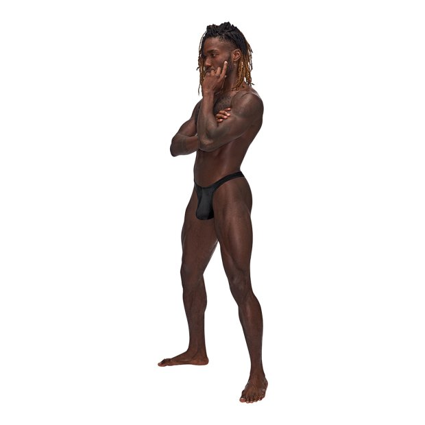 Barely There Bong Thong - Black - S/M