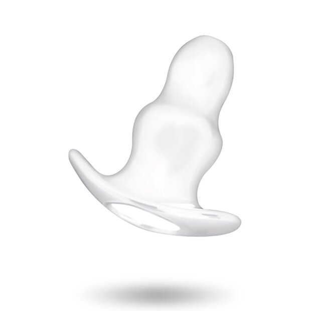 Addicted Toys Medium Hollow Tunnel Butt Plug 9,5 cm Transparent