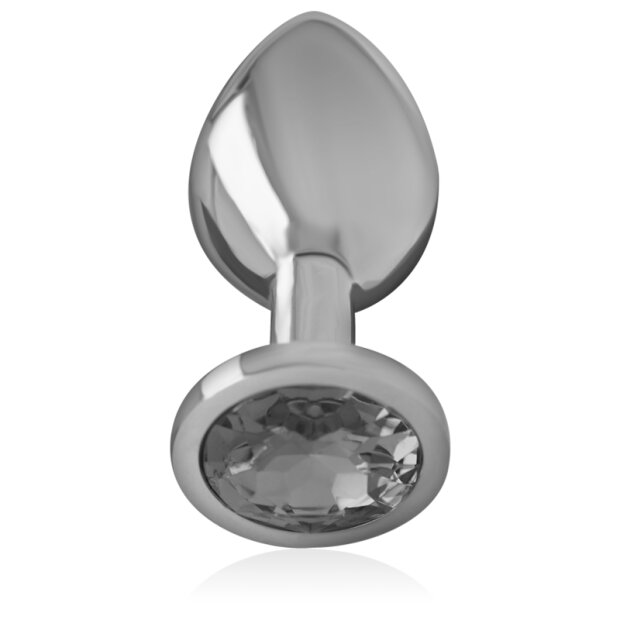 Intense metal butt plug size L Black