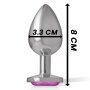 Intense métal plug anal taille M Rose