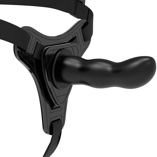Fetish Submissive Silicone Strap-On Black 16 cm G-Spot