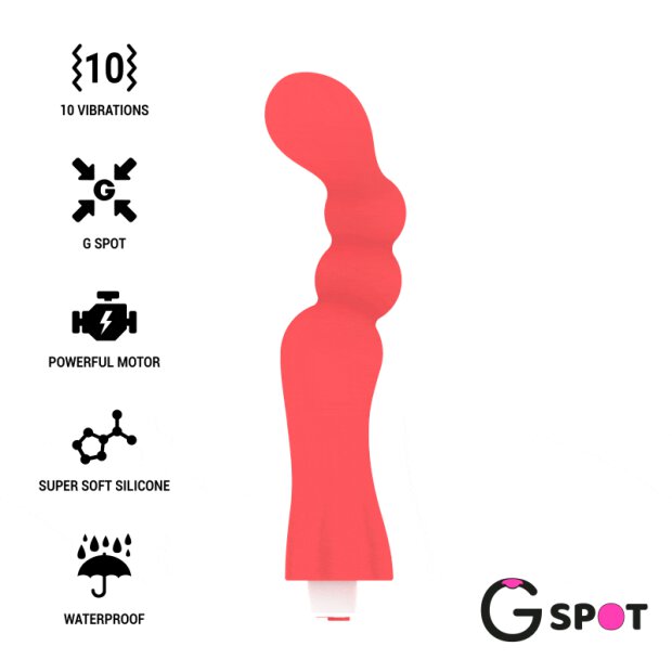 G-Spot G-Punkt Vibrator Hellrot